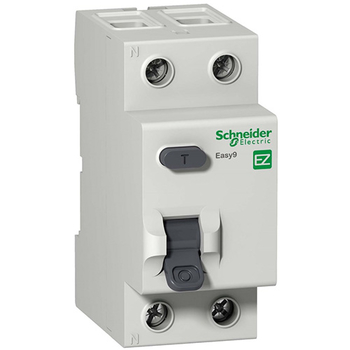 Дифференциальный выключатель Schneider Electric (УЗО) EASY 9 2P 40А 30мА AC 4,5 кА - Электрика, НВА - Модульное оборудование - Дифференциальные автоматы - Магазин электротехнических товаров Проф Ток